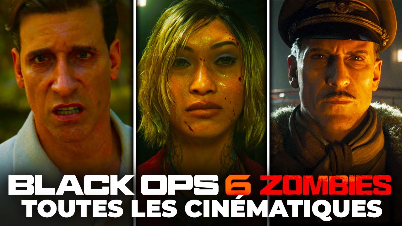 TOUTES les CIN&Eacute;MATIQUES de BLACK OPS 6 ZOMBIES (2K60 VF)