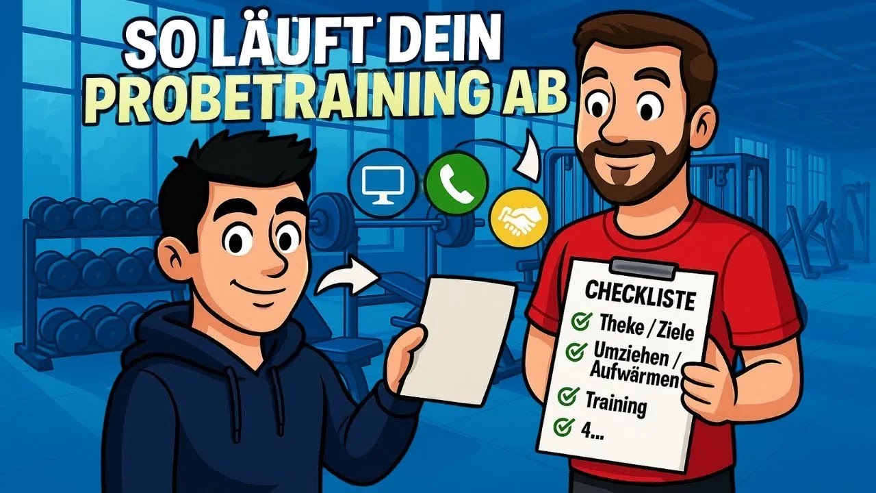 Wie ein Probetraining im Gym abläuft