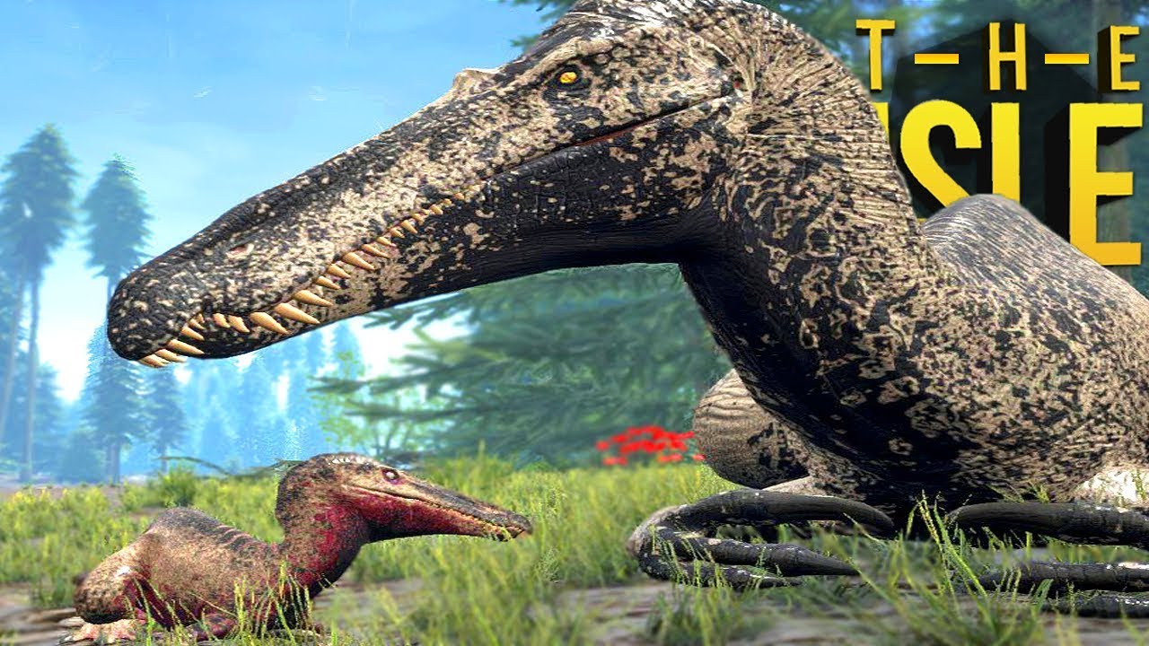 The Isle Realismo - Minha Família Foi EMBOSCADA!, Novo Suchomimus | Dinossauros (