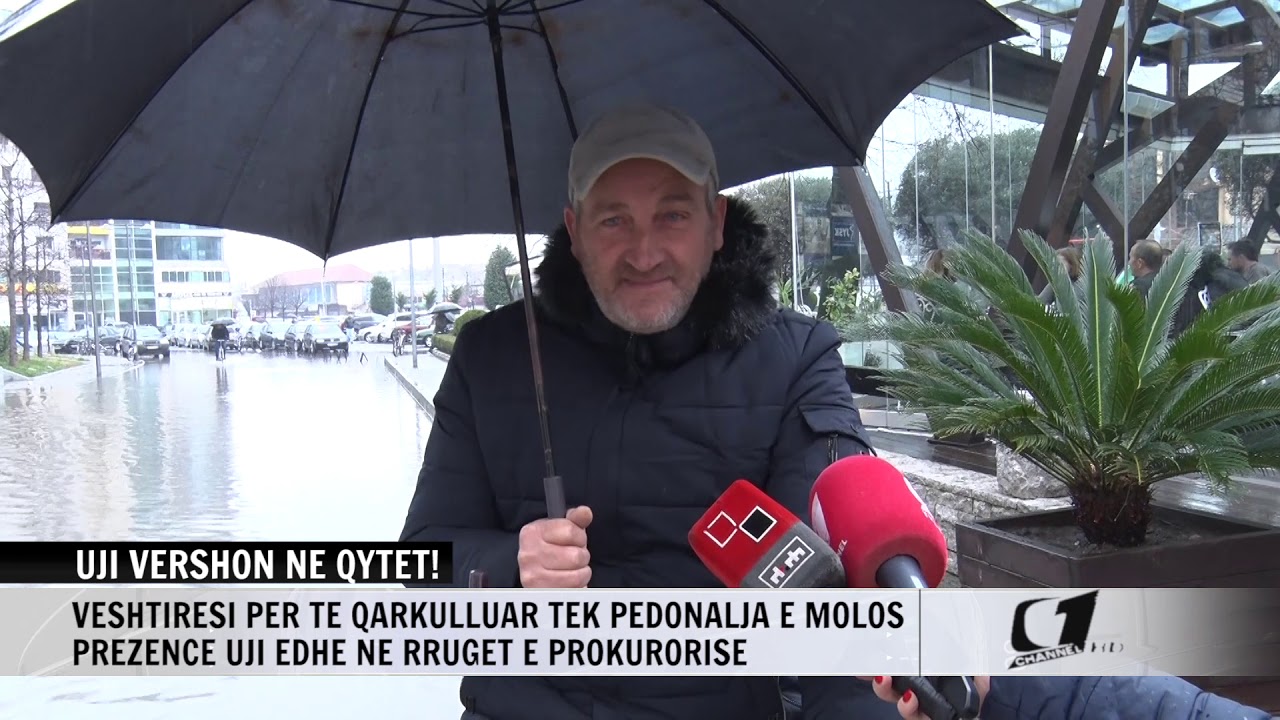 UJI VERSHON NE QYTET! VESHIRESI PER TE QARKULLUAR TEK PEDONALJA E MOLOS