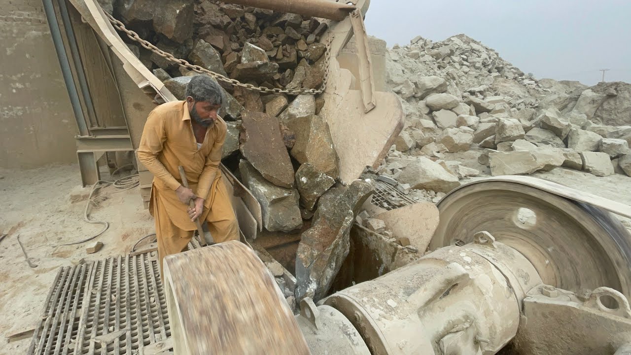  STONE CRUSHER Works? 🔥 Sand Crushing ASMR - How to CRUSH ROCKS? Heavy Machinery ASMR