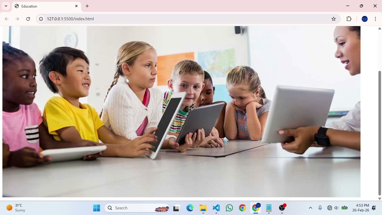 Class-14(WD) CSS Header create