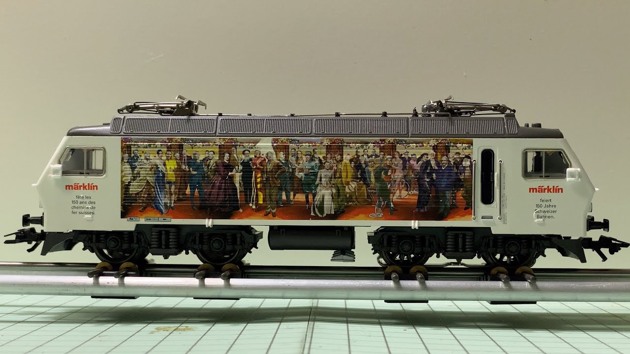 Digitalisierung Märklin SBB Serie Re 446 (34303)  Schweizer Lichtwechsel mit 10 Funktionsausgängen
