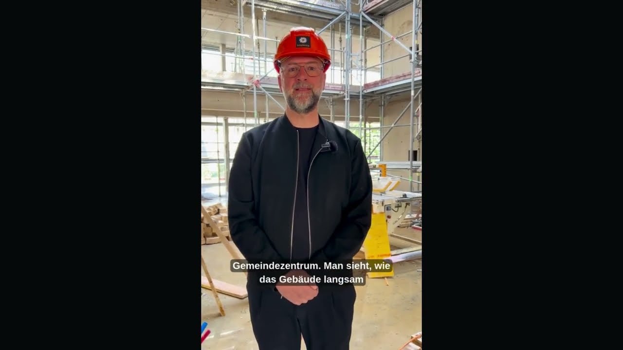 Der Gemeinderat besichtigt die Baustelle!