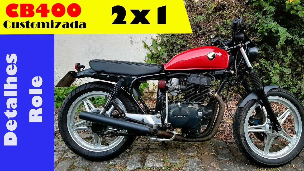 CB 400 Customização Clean - 2x1 o ronco - Detalhes - Role onboard