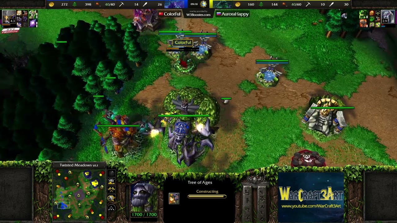 Happy(UD) vs ColorFul(NE) - Warcraft 3: Classic - RN7656