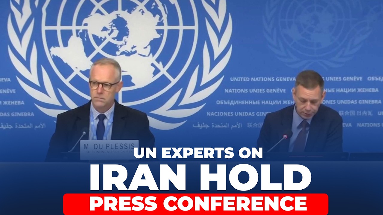 WATCH LIVE: UN experts on Iran Sara Hossain and Max du Plessis brief media  I Human Rights Council