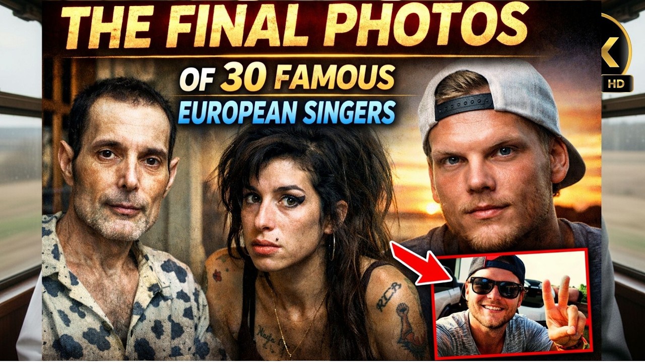 The Final Photos of 30 Famous European Singers