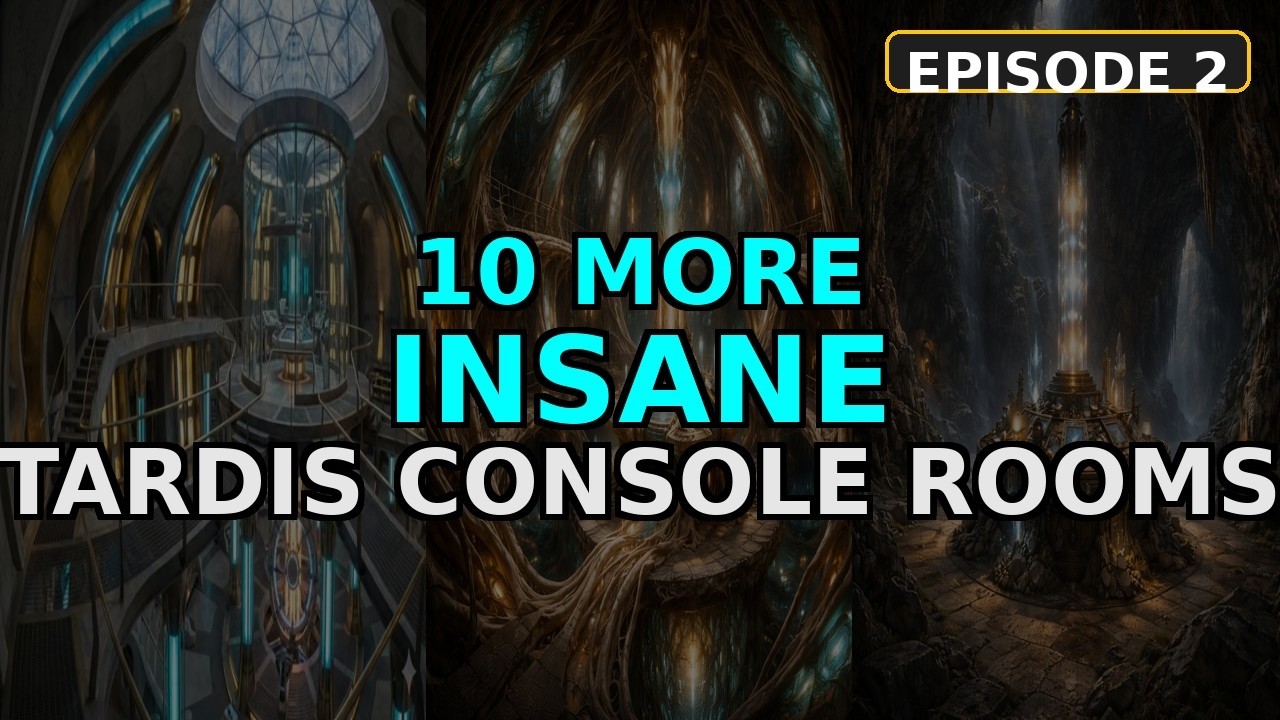 10 INSANE Alternate TARDIS Console Designs - part 2| AI Reimagines Doctor Who