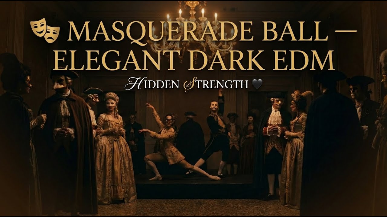 🎭 MASQUERADE BALL — Elegant Dark EDM | Hidden Strength 🖤
