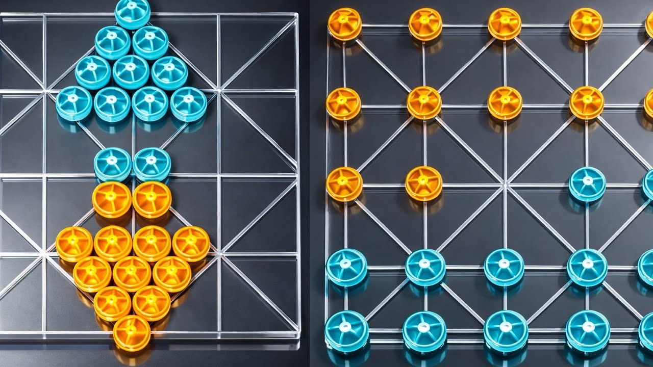 How to play 12 beads village style game  || 2 player mind game || learn to play