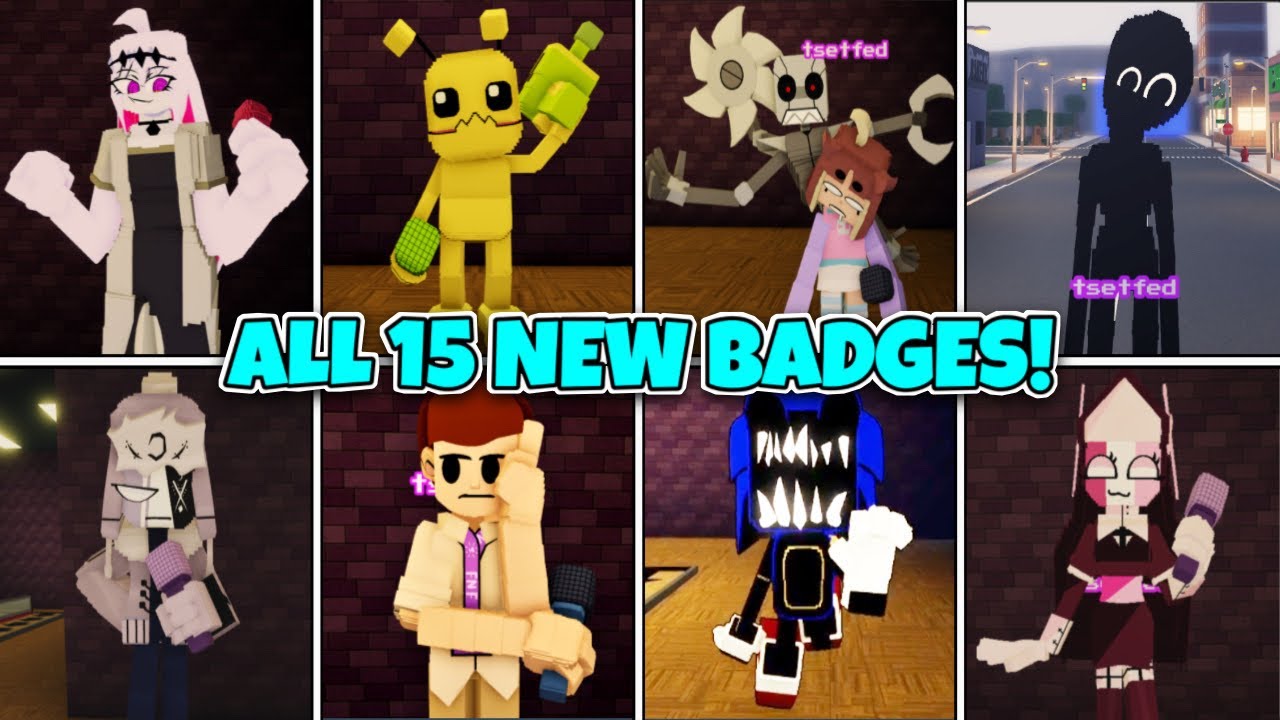 [BIG UPDATE] How to get 15 NEW BADGES in ANOTHER FRIDAY NIGHT FUNK GAME! (38 NEW MORPHS) - Roblox