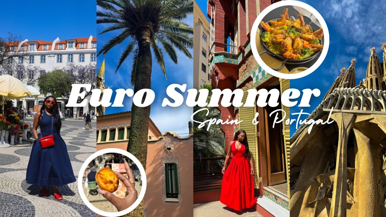 Spain And Portugal Travel Vlog | Exploring Barcelona and Lisbon | Chev B.