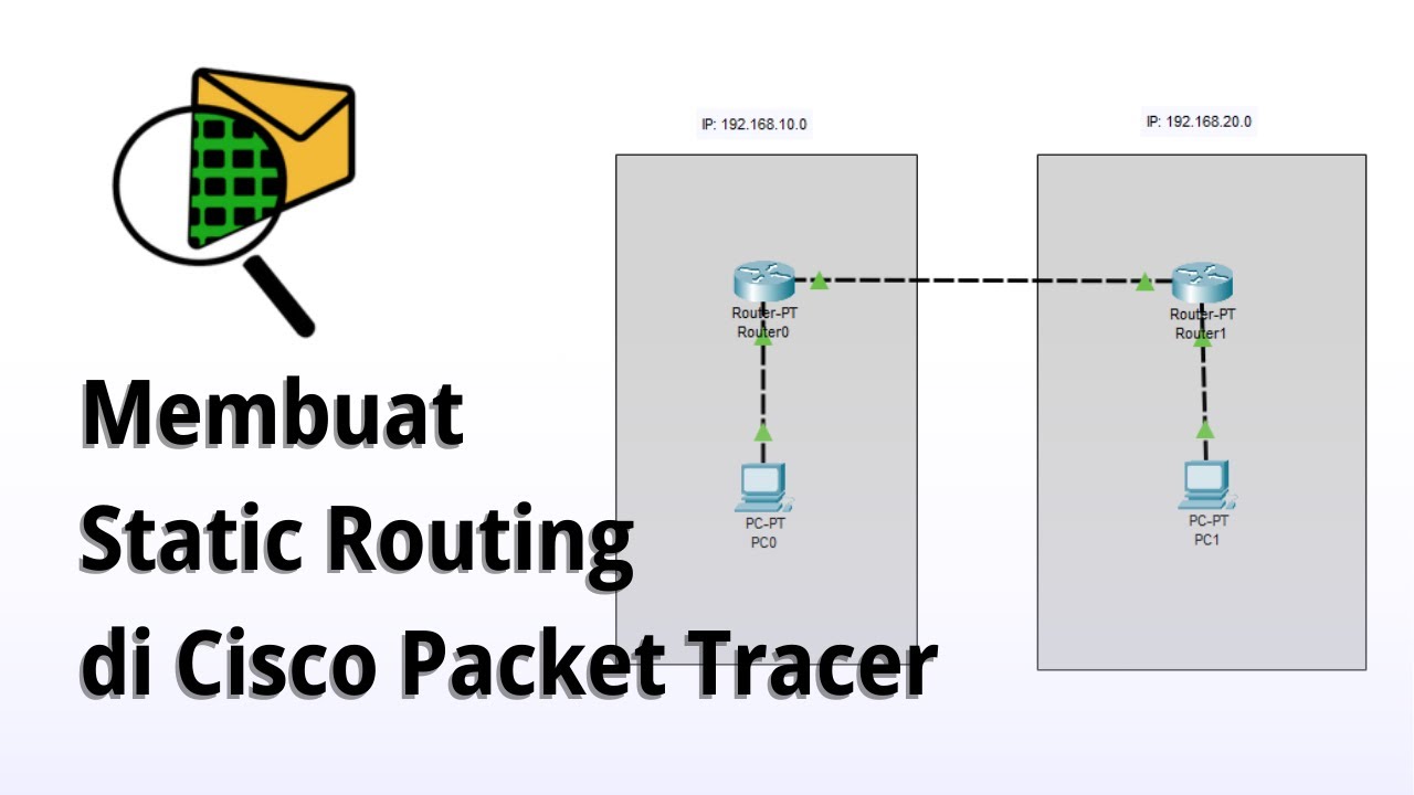 Tutorial Membuat Static Routing di Cisco Packet Tracer