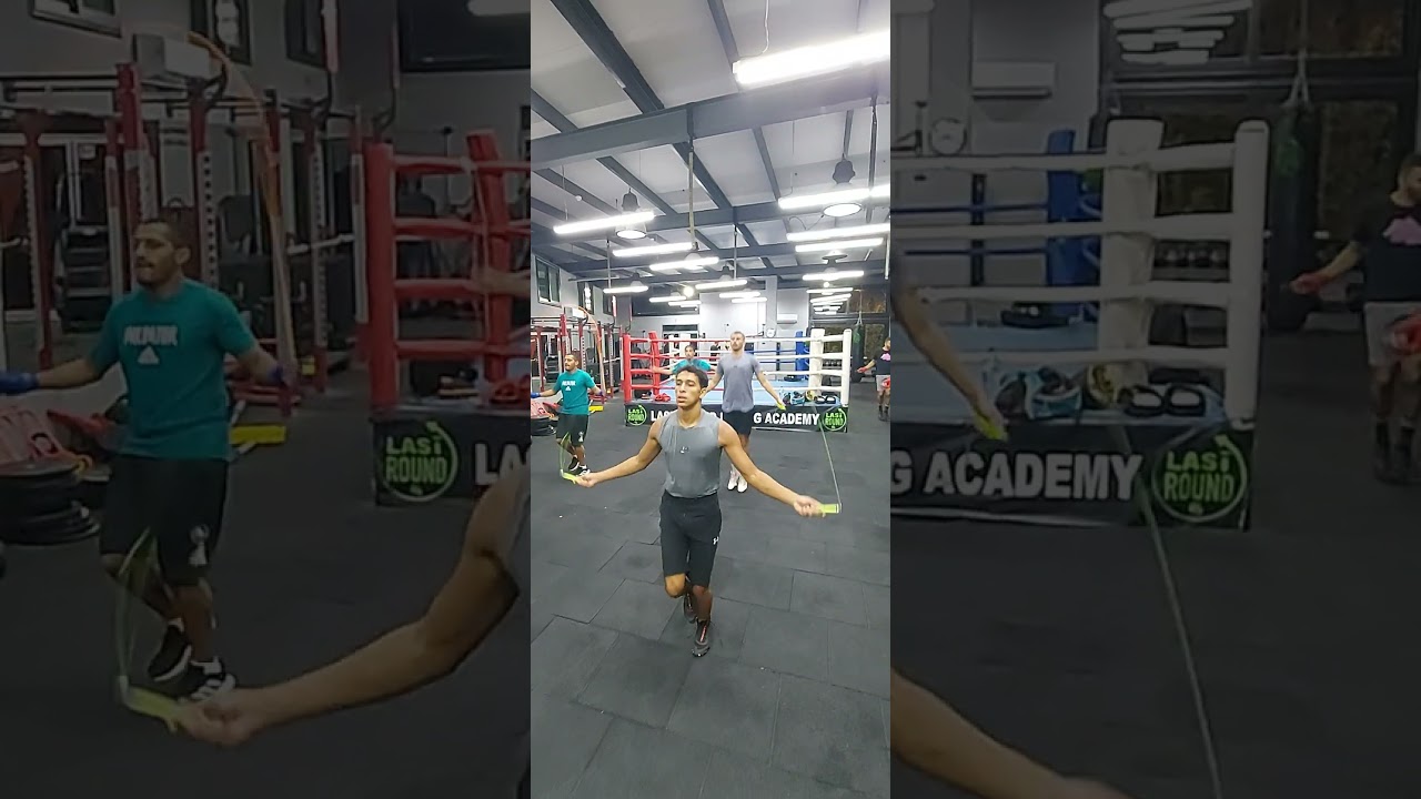 Skipping rope session with C.aboubakr at Last Round Boxing Academy