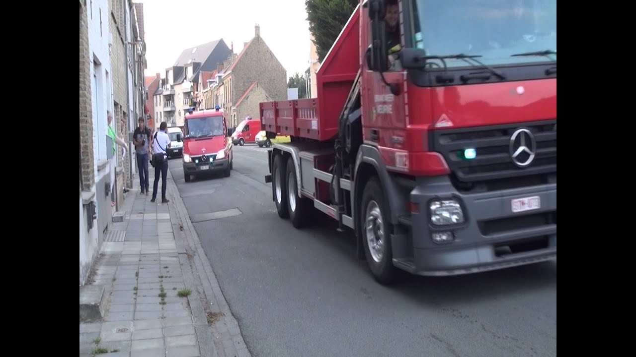 27/08/2013: Verhuis brandweer Veurne