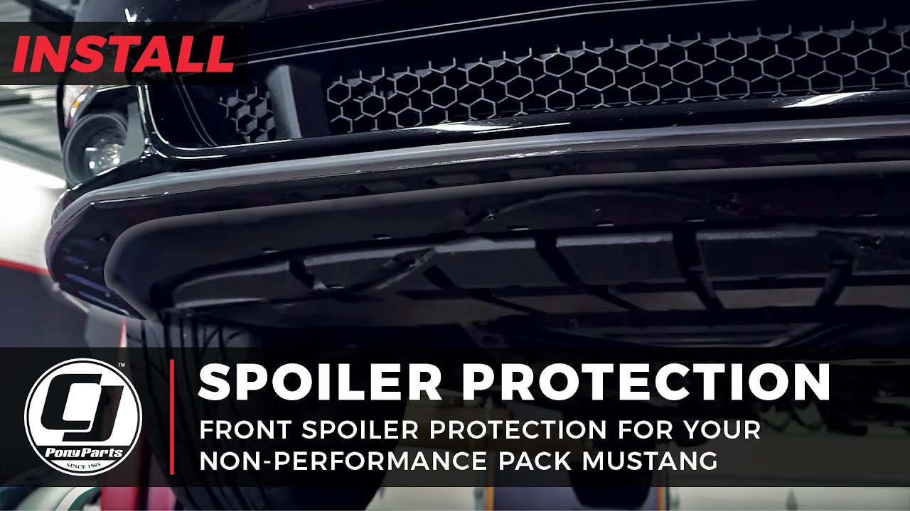 2015-2017 Non-Performance Pack Mustang Install | Front Spoiler Protection Kit