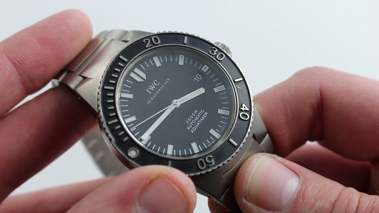 IWC Aquatimer 2000 IW3536-02 Watch Review