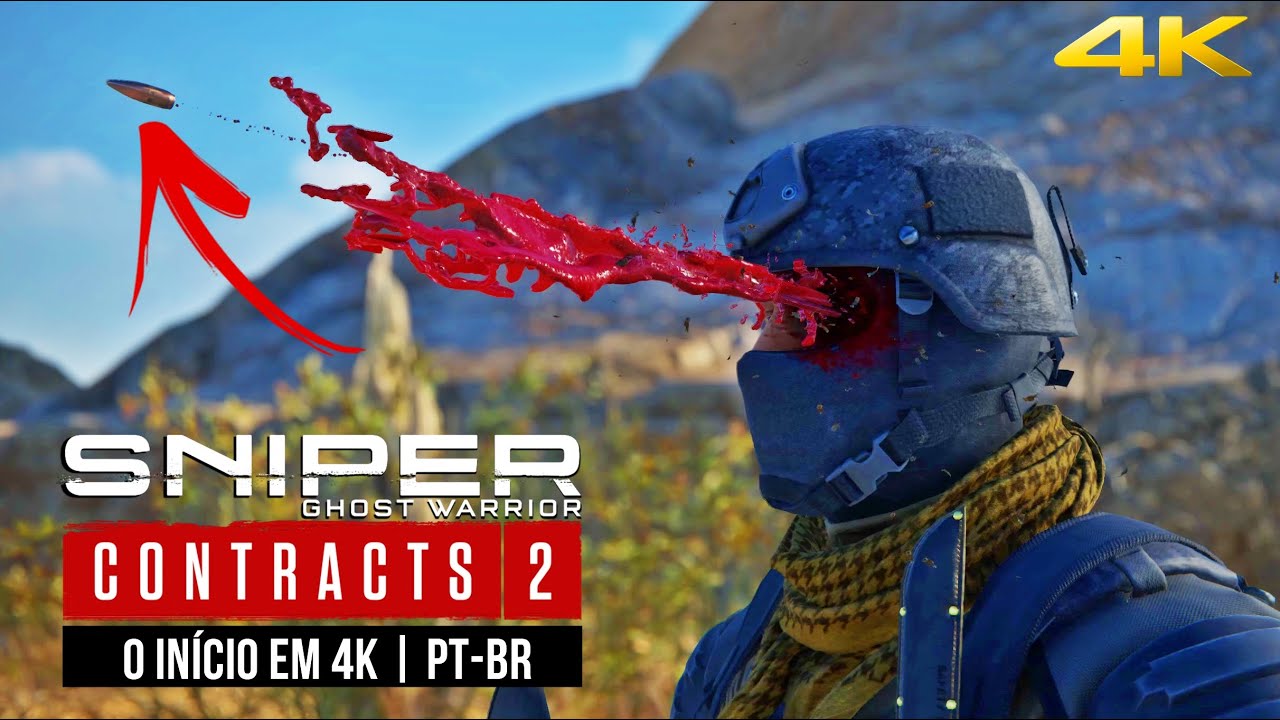 O ULTRA REALISMO DE SNIPER CONTRACTS 2  : O INÍCIO DO JOGO EM 4K !