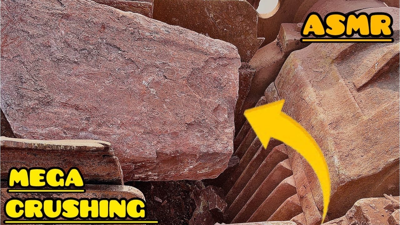 BIG ROCK 🪨 Crusher Machine - FULL Powerfull Process A Giant in Action-Big Rock Crushing