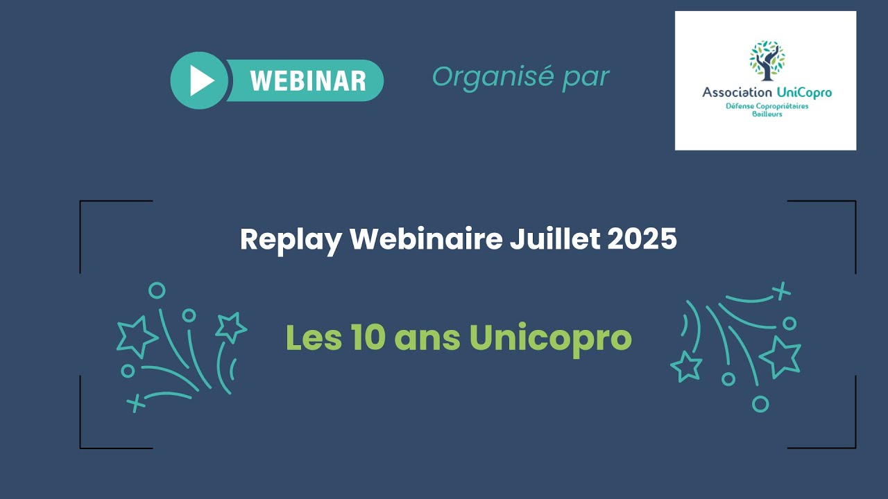 🎉 Webinaire SPECIAL pour fêter les 10 ans d'Unicopro 🎉