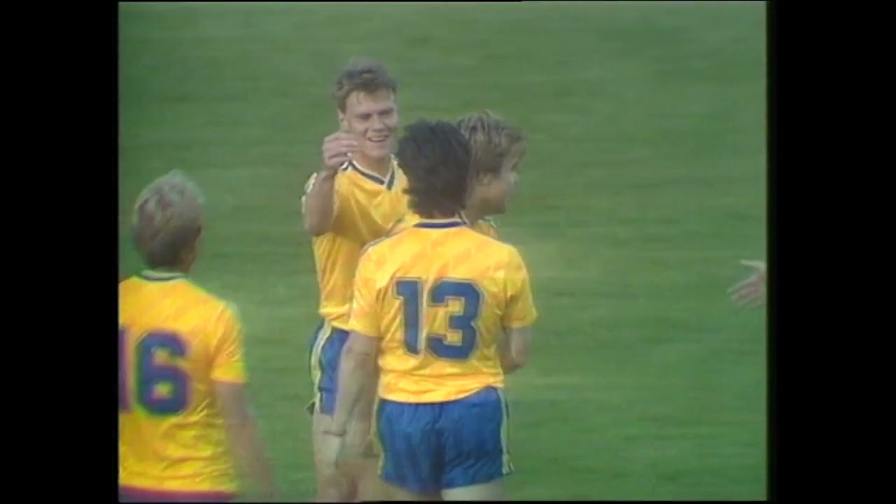 🇸🇪 två sista träningslandskamper inför VM 1990