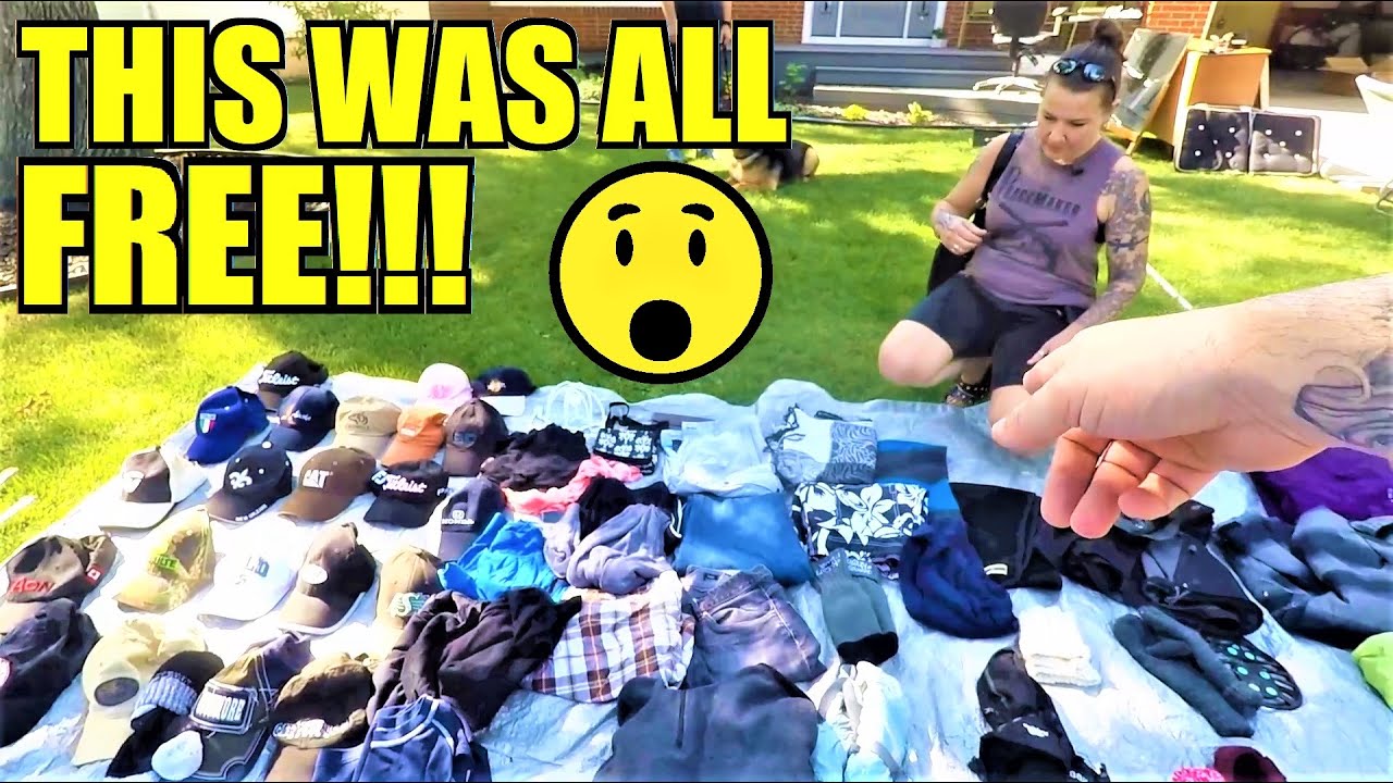 Ep300: ALL THESE THINGS WERE FREE AT A LOCAL YARD SALE!!!  🤯🤯🤯