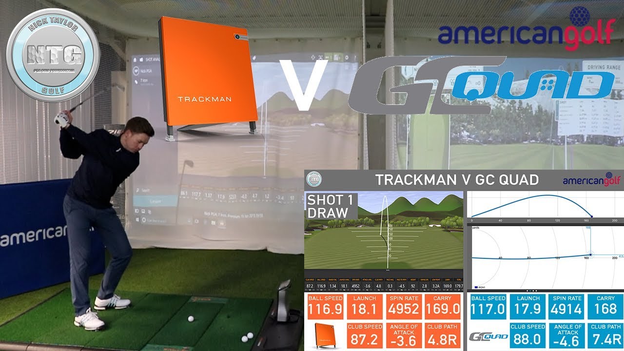 Trackman 4 против GC Quad | Соревнование | Американский гольф