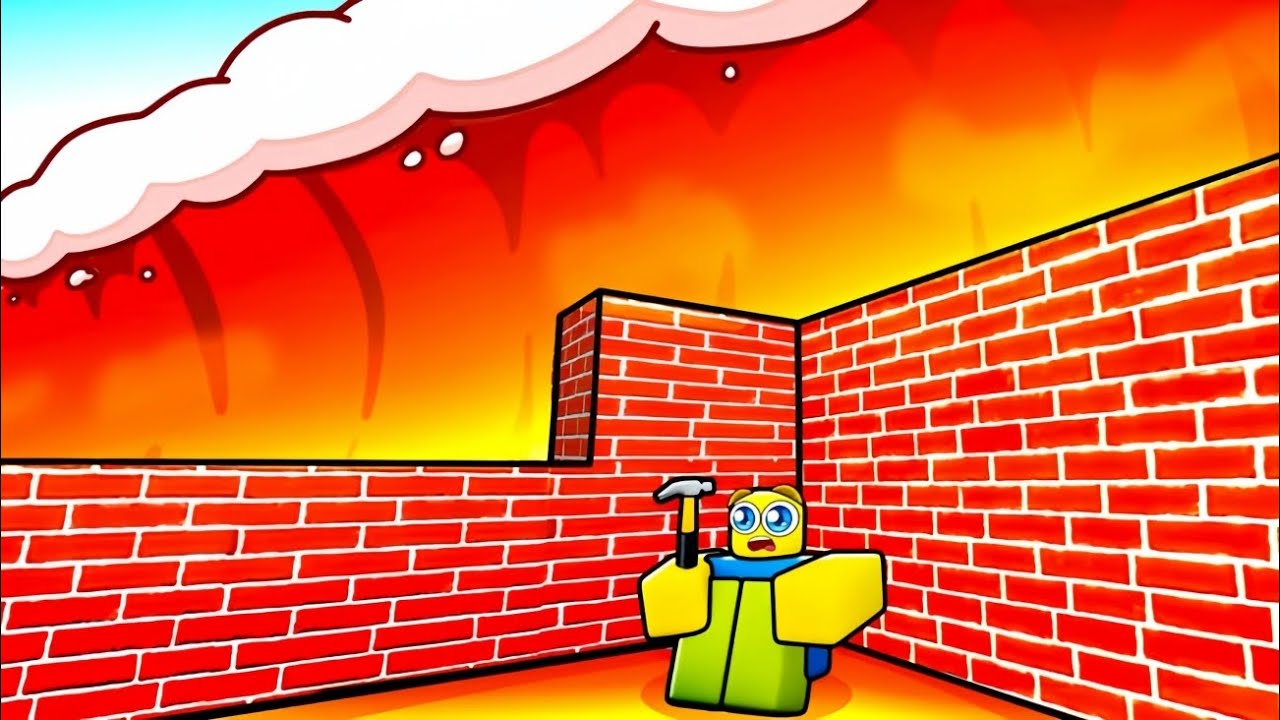 ROBLOX：我和老弟建造了最奇怪的豪华空中小屋躲避岩浆