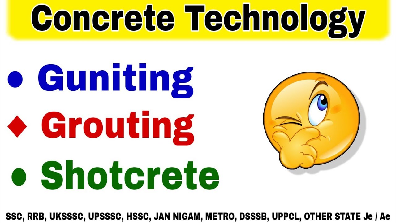 Guniting | Shotcrete | Grouting | Difference 🤔