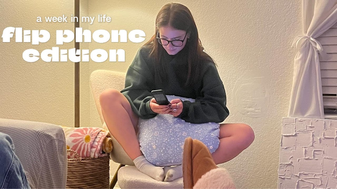 a week in my life | flip phone edition