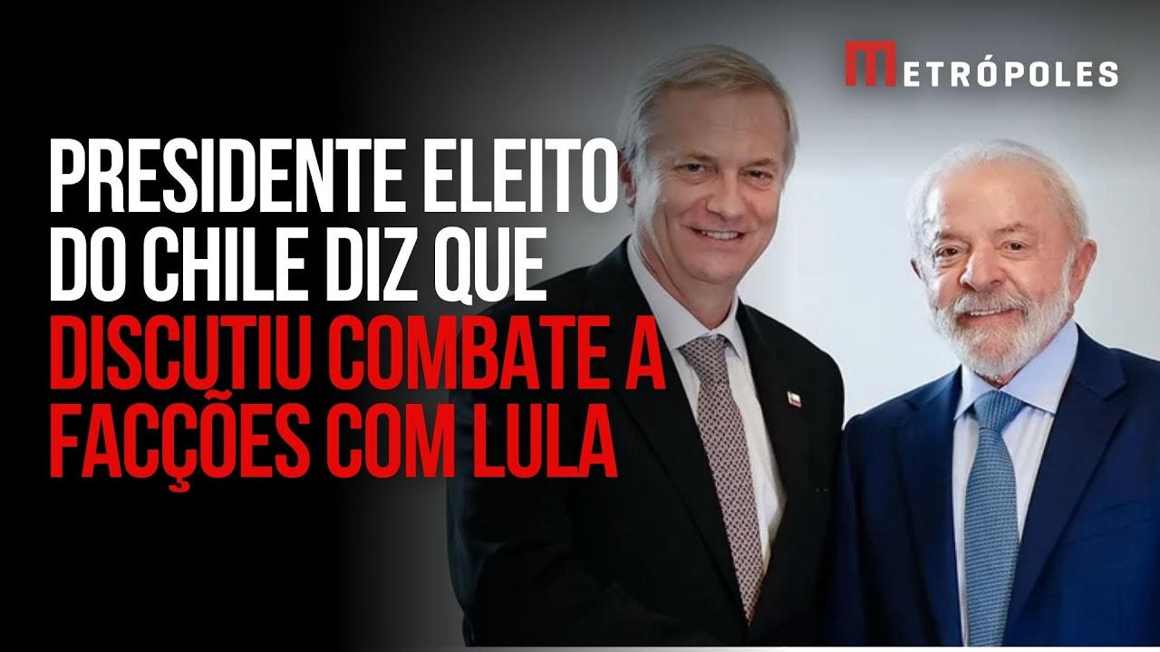 Facções e convite para posse: saiba como foi reunião de Lula com “Bolsonaro do Chile”