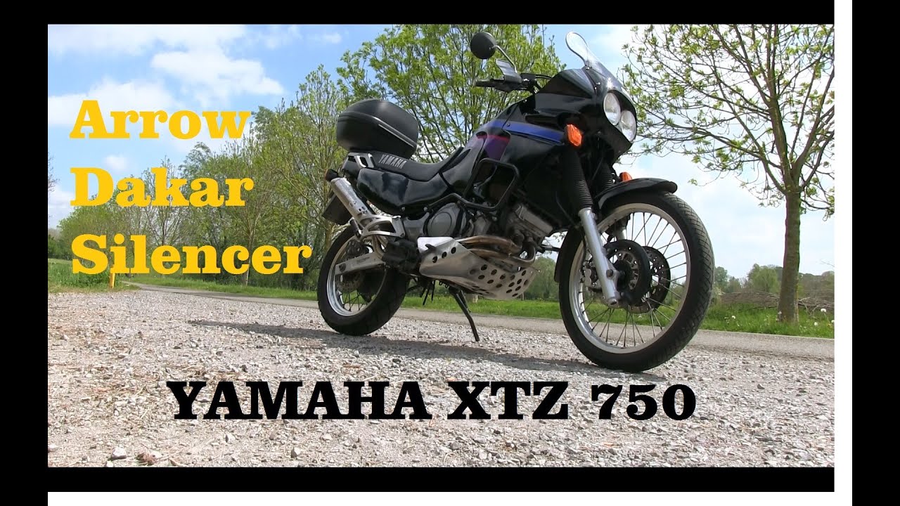 Yamaha XTZ 750 & Arrow Dakar Exhaust 👉 Présentation / démarrage