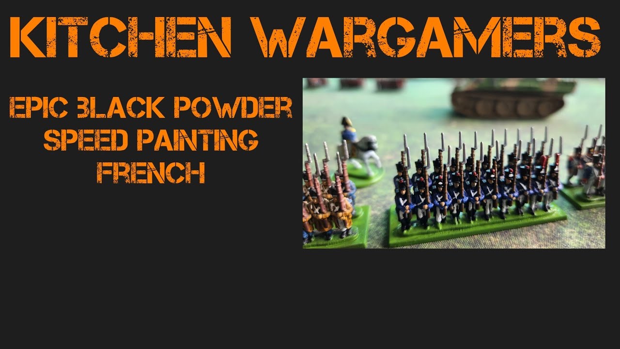 Speed painting epic black powder French