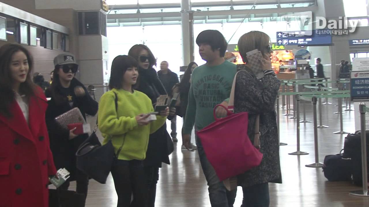 [tvdaily] 티아라 출국, 수수하면서도 센스넘치는 공항패션!