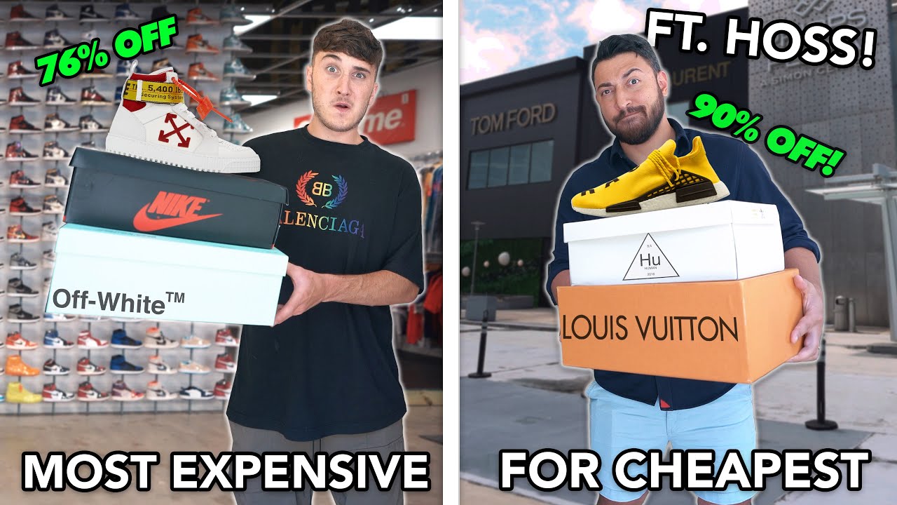 Who Can Find The MOST EXPENSIVE Sneaker For The CHEAPEST Price?