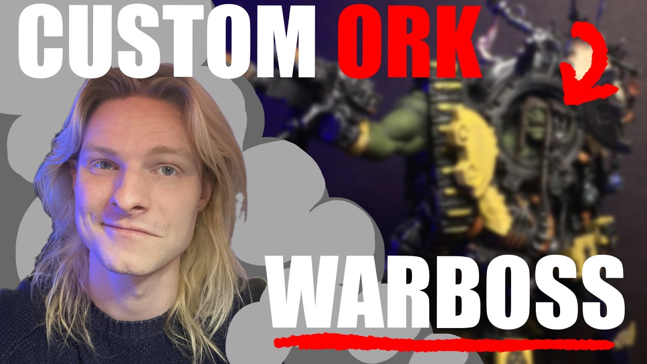 Я собрал кастомного военачальника орков из запасных деталей Warhammer! (Сборка из разных частей W...