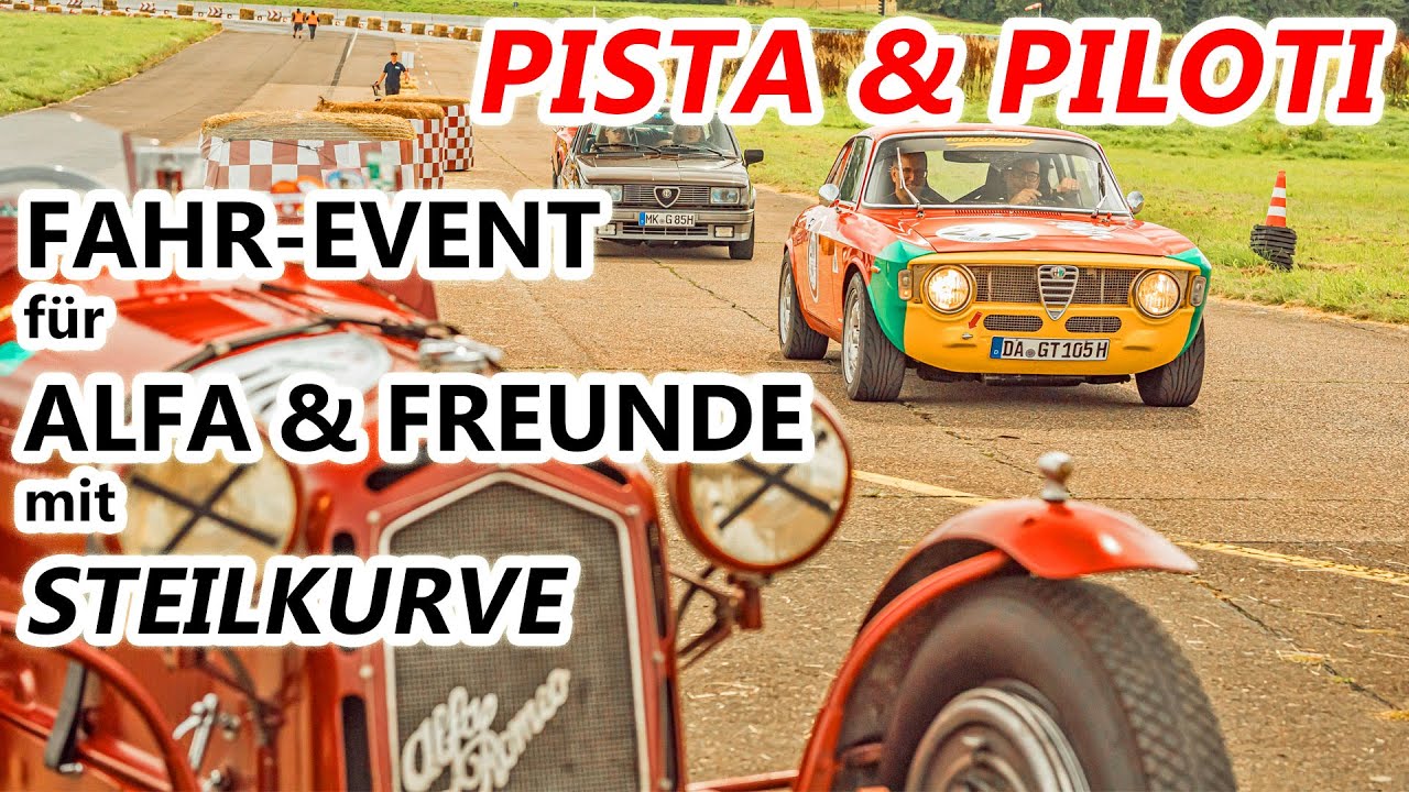 Pista & Piloti - Fahr-Event für Alfa, Freunde & Rivalen - Genuss mit mit Steilkurve | Garagengold