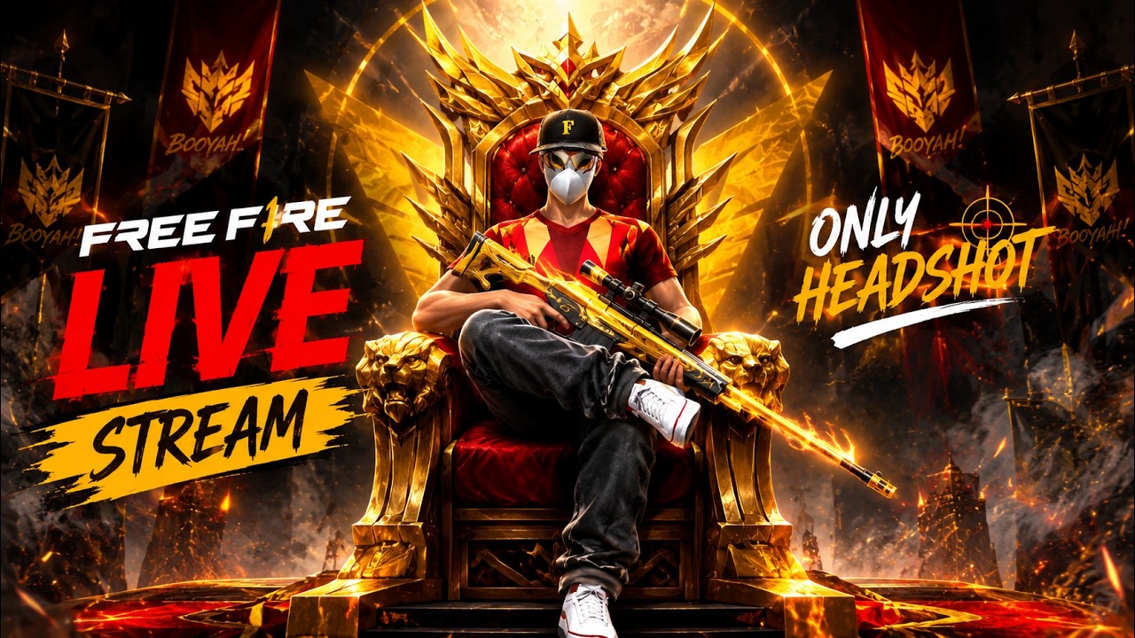 🔴 LIVE 🔴Free Fire New Rank Season Rank Push Live #76d