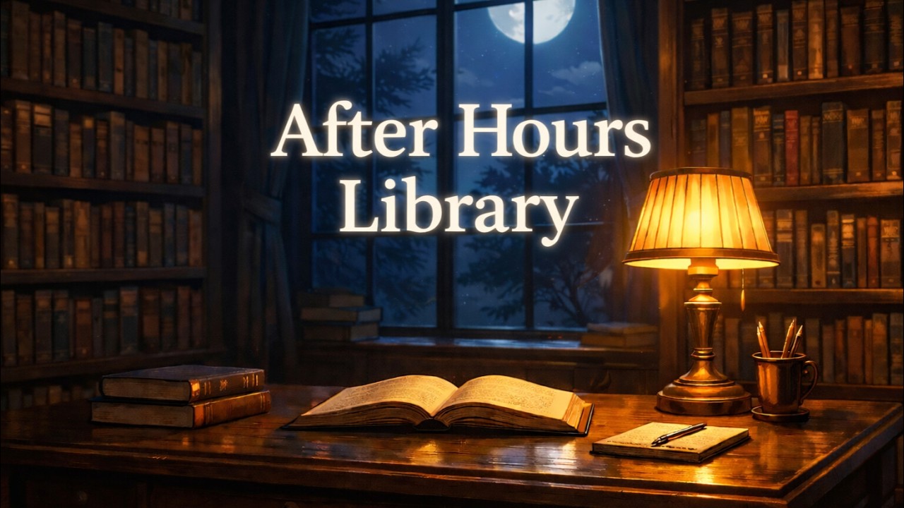 After Hours Library Lofi 🌙 Deep Focus, Study | 5 Hours