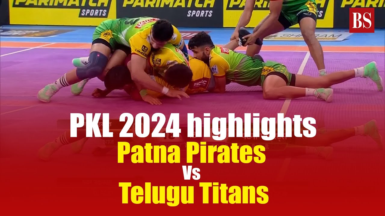 Лучшие моменты PKL 2024 | Patna Pirates против Telugu Titans | Pro kabaddi league 2024