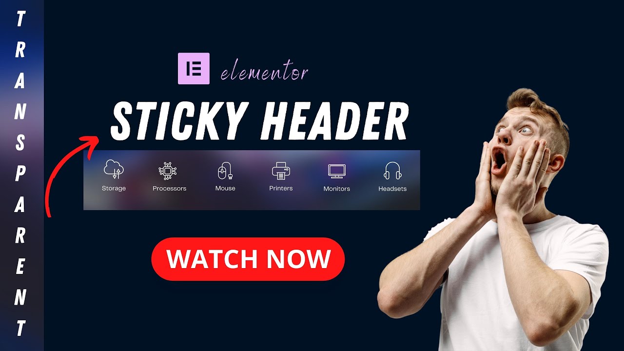 Elementor Tips: Sticky Header Effects on Scroll | DesignWithAI