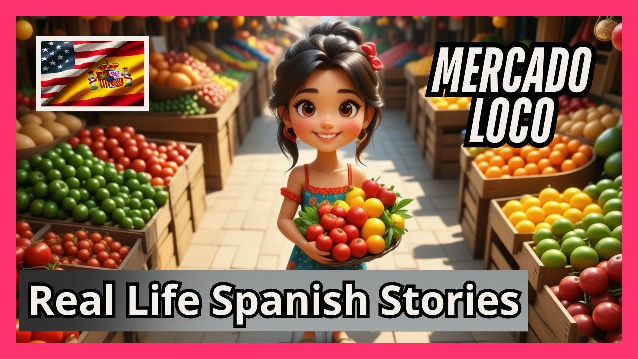 A Day in a Mexican Market – Learn Spanish Naturally 🇲🇽🛍️