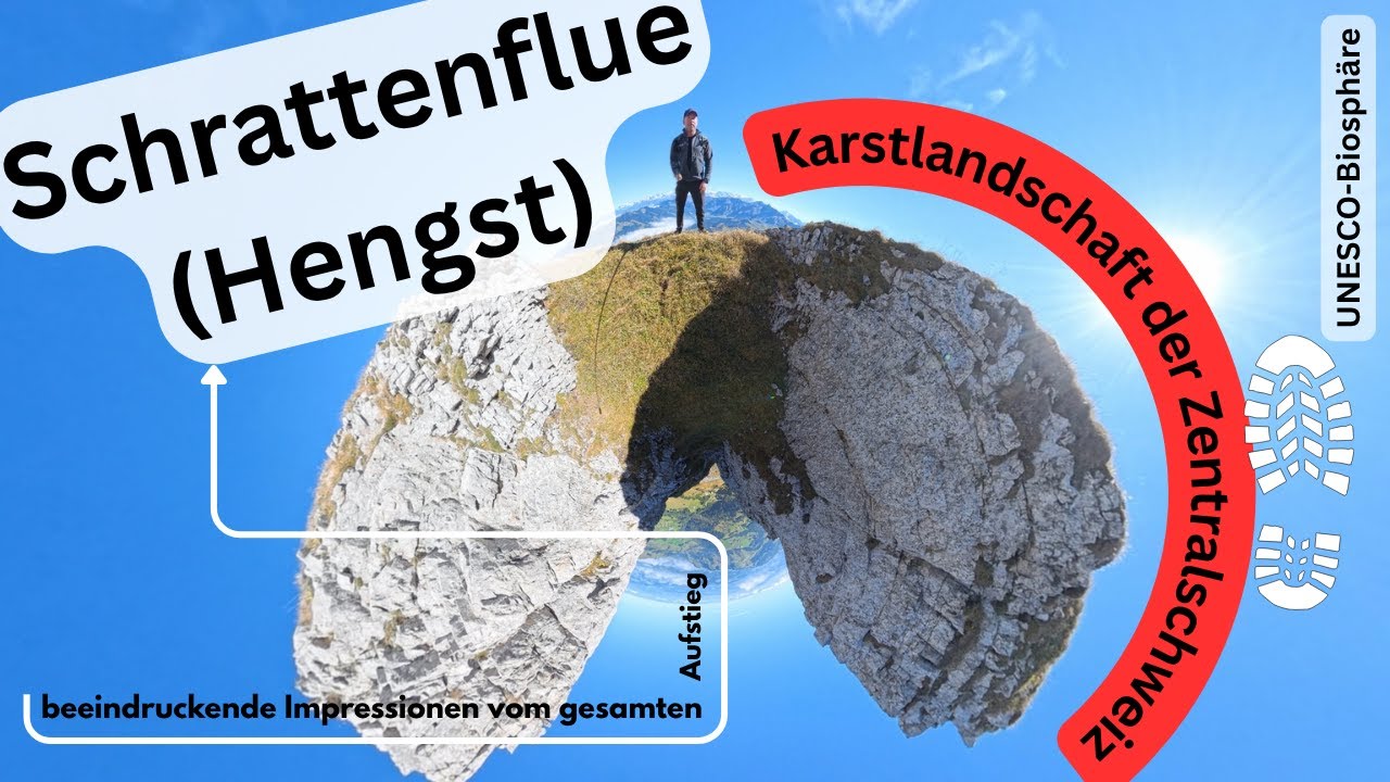 🏞️ Schrattenflue Wanderung | Salwideli &ndash; Schibeng&uuml;tsch &ndash; Hengst | Karstlandschaft der Zentralschweiz