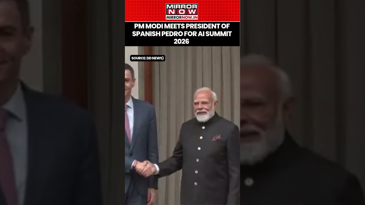 PM Modi Meets Spanish President Pedro S&aacute;nchez P&eacute;rez-Castej&oacute;n For India  AI Impact Summit 2026
