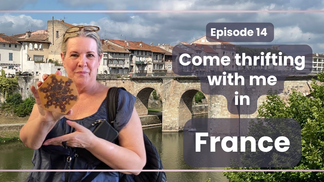 Thrifting in France for My French House & Sourcing Vintage to Resell | French Decor Haul (Ep 14 )