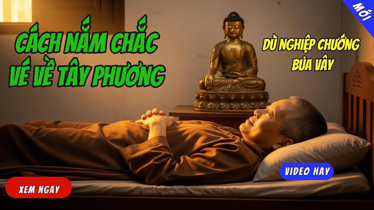 Cách Nắm Chắc Vé Về Tây Phương Dù Nghiệp Chướng Bủa Vây