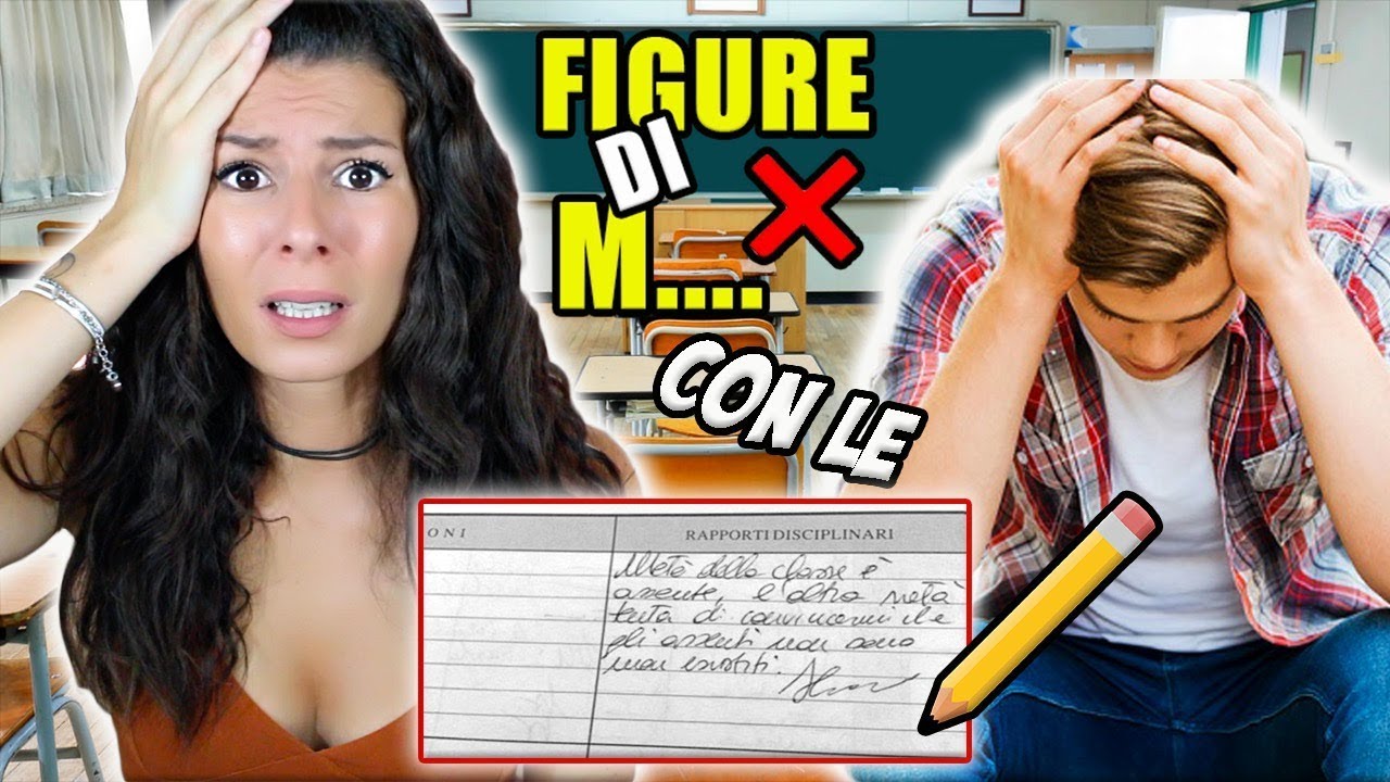 FIGURE DI M.... con le NOTE SCOLASTICHE ❌✏️ insegreto #122