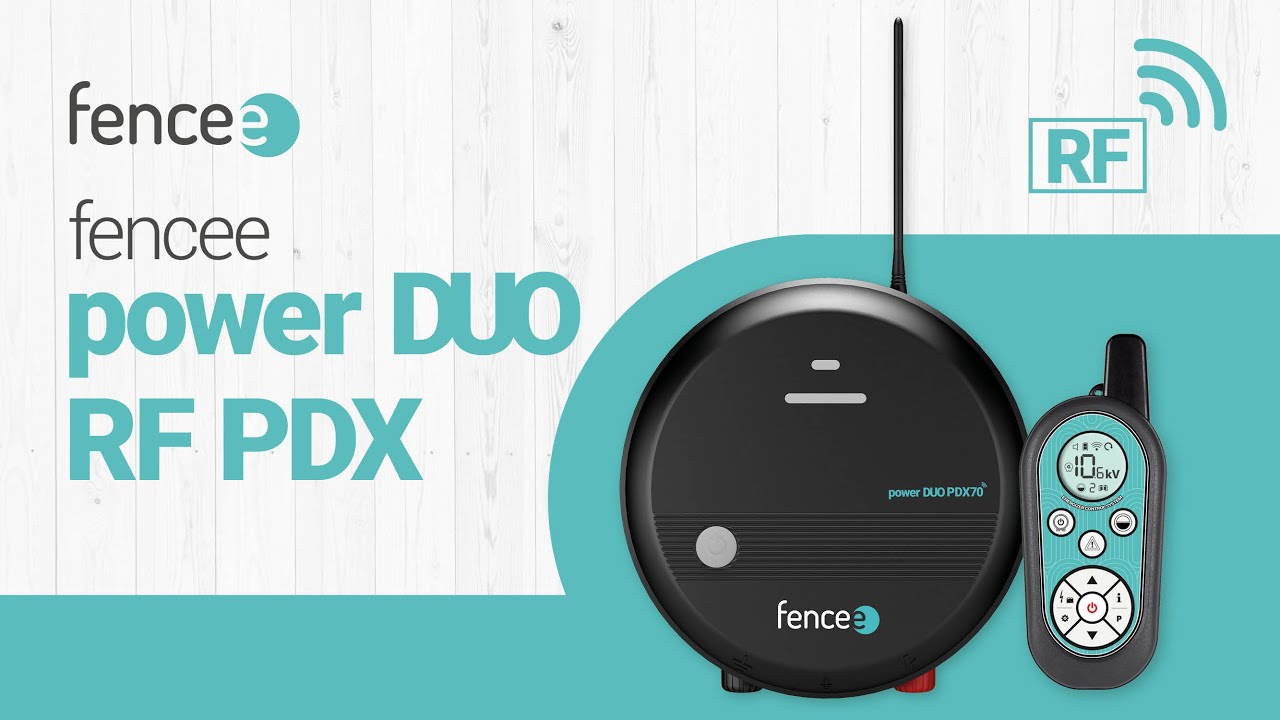 Elektrické ohradníky - fencee power DUO RF PDX - generátory s dálkovým ovládáním
