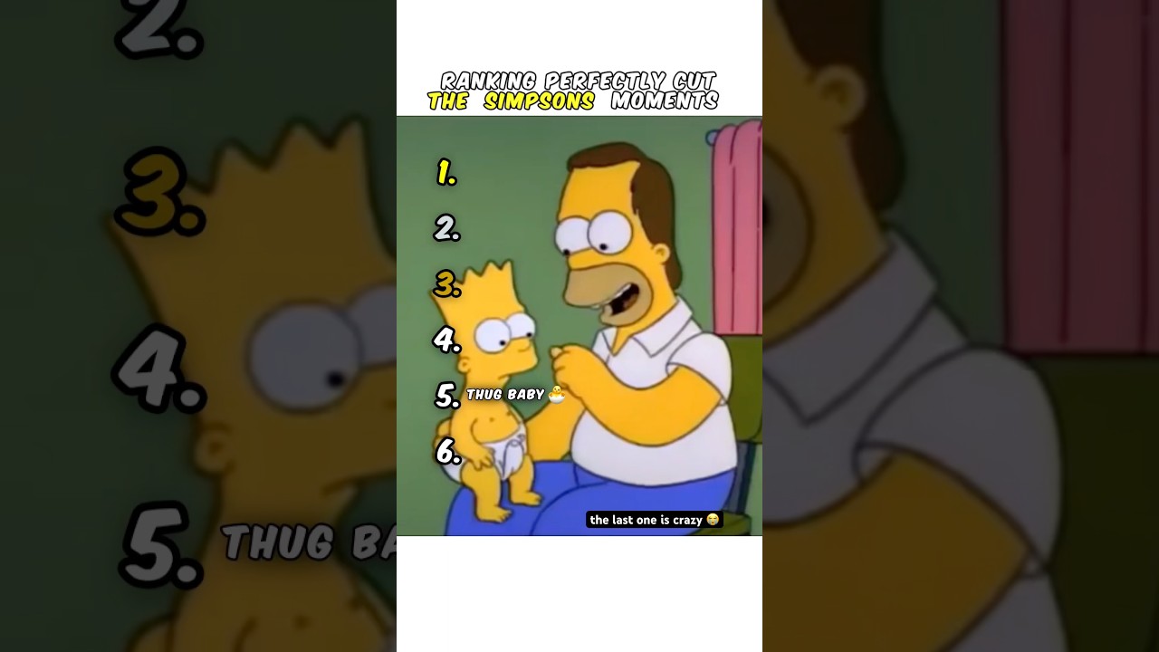 Ranking The Simpsons Moments 😭